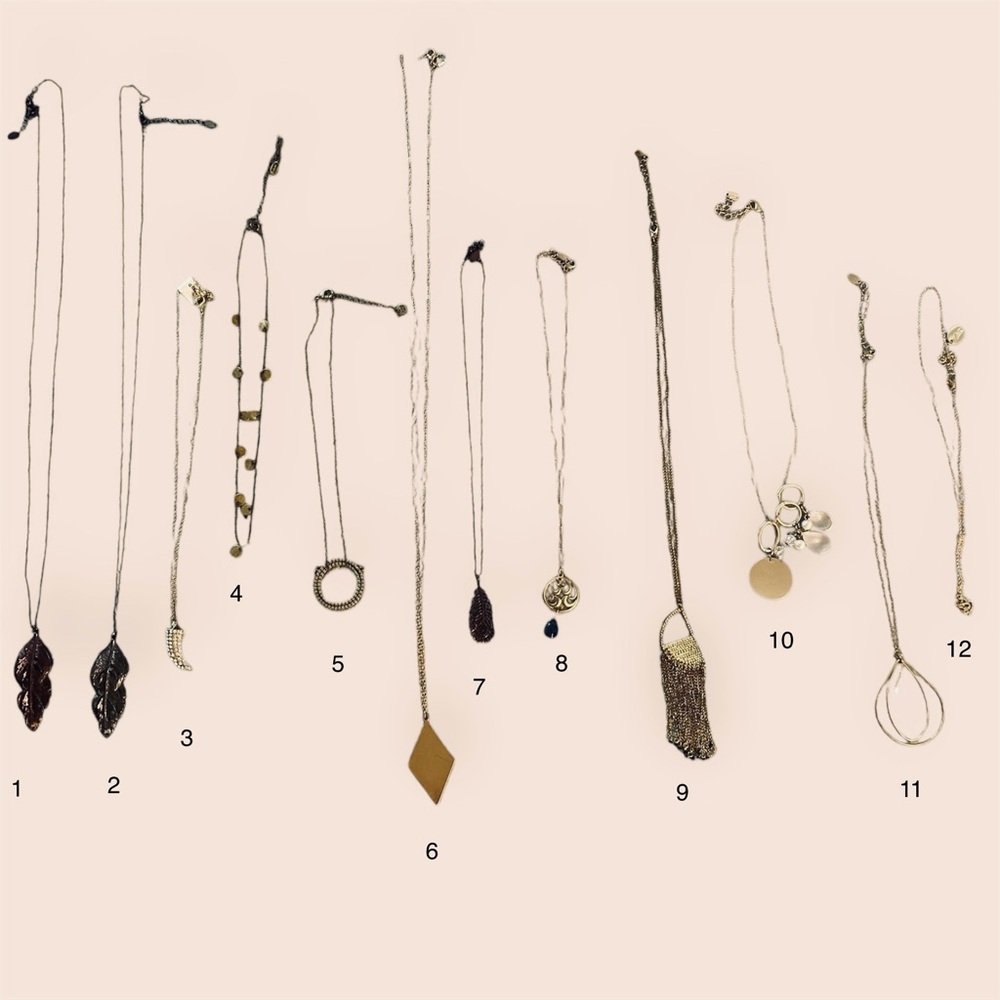 Marlyn Schiff Elegant Gold and Black Necklaces